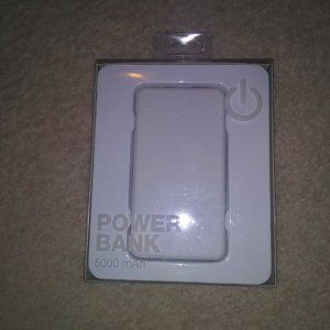 Power Bank 5000 mAh White New